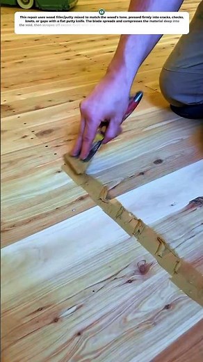 Hide Wood Cracks Like a Pro! Perfect Surface Every Time 🪵🔧