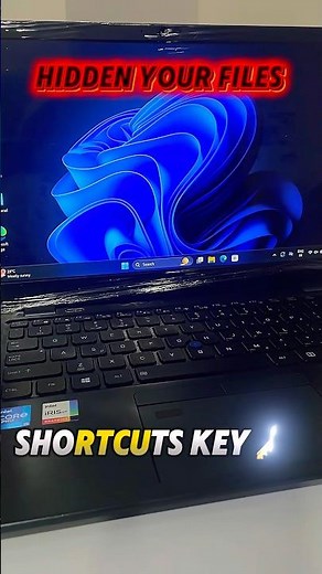 ⚡ Hide Personal Files Instantly on Windows! || #shorts #tech #hidden