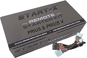 Start-X Remote Starter Kit for Toyota Prius (2010, 2011, 2012, 2013, 2014, 2015) & Prius V Hybrid (2012-2016) Vehicles | Push-to-Start Ignition | Plug N Play Install | Zero Wire Splicing