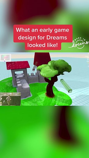 Two years ago, Dreams was officially released on #Playstation, heres what an early design looked like! #prototype #fyp #foryou #madeindreams #gamedev #earlydesigns #mediamolecule #gaming