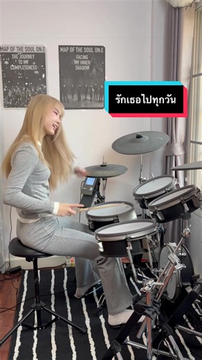 รักเธอไปทุกวัน - POTATO Drum cover by @dear.napat ❤️ @ninetiesdesign #dearnapat #potato #nineties #ninetiesdesign