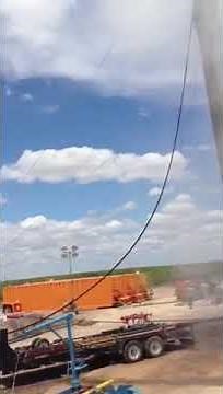 Oilfield rig blow out