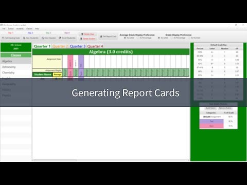 How to Create A Homeschool Report Card with A+ GradeBook