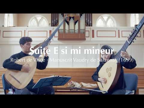R. de Visée: Suite E minor (theorbo duo)