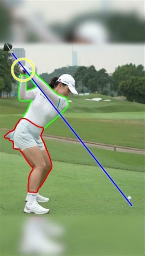 Yun Ina Driver Swing Analysis #YunIna #GolfSwing #DriverSwing