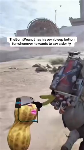 TheBurntPeanut has his own bleep button for whenever he wants to say a slur 💀 #theburntpeanut #arcraiders #thehighlighter