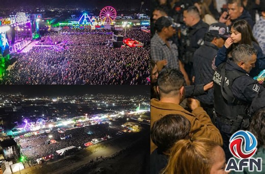 Asistentes al concierto de la Banda MS rebasaron operativo de seguridad en el Carnaval de Ensenada