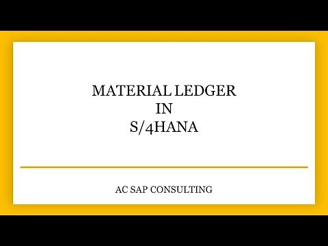 Material Ledger introduction and configuration in S4HANA | AC SAP Consulting