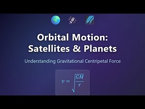 Orbital Motion Explained: How Satellites & Planets Stay in Orbit | Gravitational Force Physics