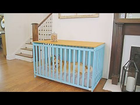 How to Turn a Crib Into a Dog Crate - DIY Network