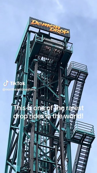 Have you been on demon drop? #drop #ride #fun #summer