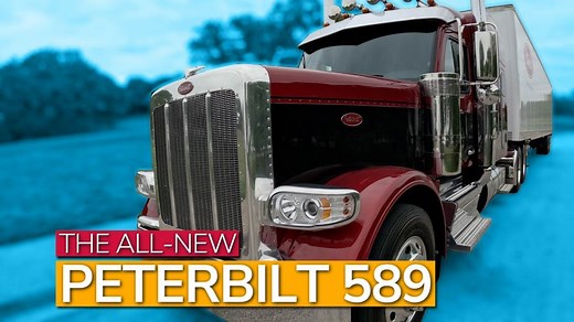 Peterbilt's new model 589; Test drive and walk around