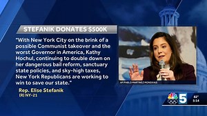 Congresswoman Stefanik donates $500K to support New York Republicans