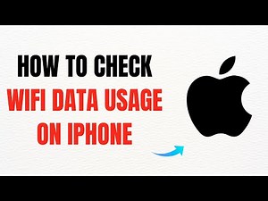 How to Check WiFi Data Usage on iPhone – Full Guide