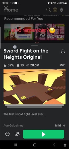 who remember? roblox old #oldroblox