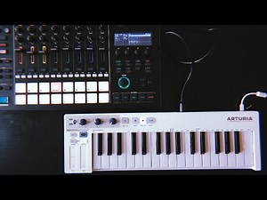 How to connect Roland MC-707 Groovebox to Arturia Keystep