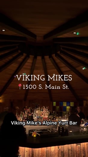 Summon thy friends and make haste! There is a new bar in the block, Viking Mike’s Alpine Yurt Bar— where the fire is warm, the drinks are strong and all are welcome beneath the canvas. ✨🛖