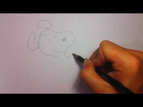 Snoopy zeichnen / Snoopy malen - Anleitung