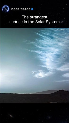 Perseverance Captured the Strangest Sunrise on Mars 🔵🌅