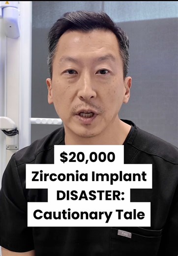 She paid a holistic dentist $7,600 for a front tooth implant. It failed in 10 months. Here's exactly why. A sizing error. The wrong implant type. And a provider whose identity was