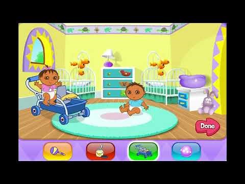 Let's Play Dora The Explorer Dora's Playtime With The Twins
