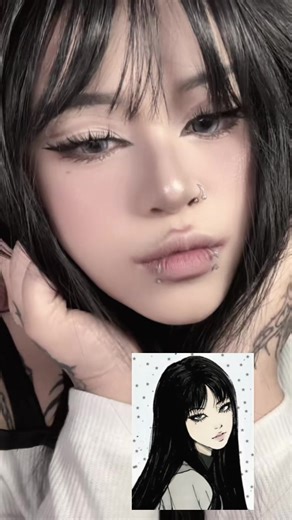 Tomie Tomie Cosplay Makeup Tutorial