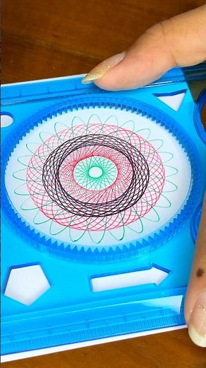 スピログラフ初心者ガイド ✨ Easy Spirograph Tutorial for Beginners! #ひまつぶし #スピログラフ #shorts