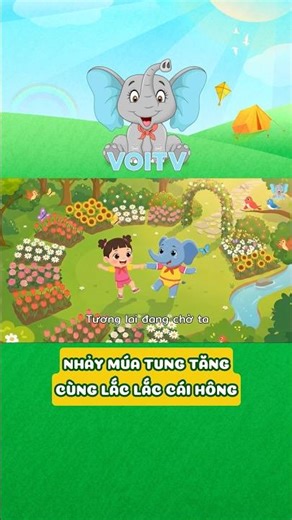 LẮC LẮC CÁI HÔNG | BÀI HÁT THIẾU NHI HAY NHẤT | KÊNH VOI TV #kenhthieunhi #voitv #nhacthieunhi