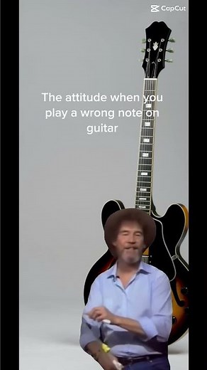When you play a wrong note on guitar #rock #shorts #meme