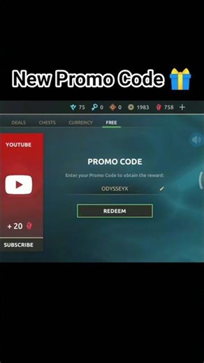 New Promo Code Is Here 🤯 | #shadowfightarena #shorts