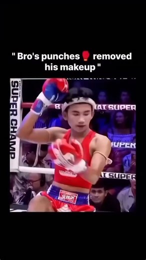 @cinemaa.4u on Instagram: "This 23 second clips features the ultimate clash between high-fashion flair and the brutal reality of the ring. Watch as he struts toward the ropes with a runway-ready walk and a perfectly applied face of makeup, radiating pure main-character energy.💄✨ He thought his bold attitude and flawless liner would be enough to intimidate the competition, but his opponent wasn’t buying the act. The bell rings, and the glamor quickly fades as a heavy right hook meets his contour
