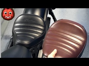 Indian Scout Bobber Comfort Seat! Major Upgrade!!
