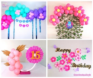 73K views · 2.3K reactions | ¿Estas buscando ideas para decorar? 拾 Aqui podras ver algunas decoraciones con globos, flores para festejar un evento especial  #FiestaYMagia #DecoEventos | Deco Eventos Magic | Facebook