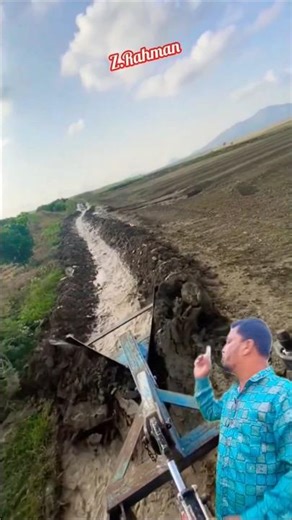 Amazing agricultural technology of making drains in the land. #agriculture #farmer #drain #agricu...