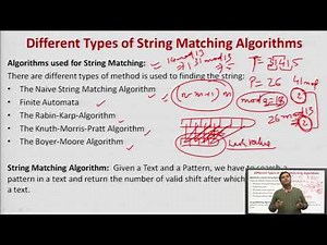 String Matching Algorithms: Rabin Karp