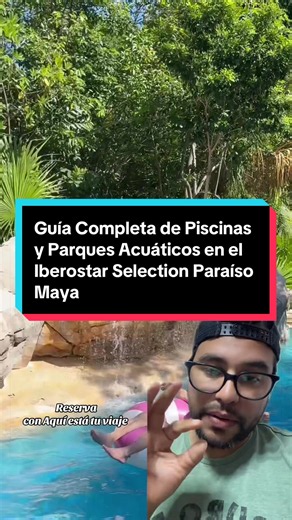Descubre todo sobre las increíbles áreas acuáticas del Iberostar Selection Paraíso Maya y Paraíso Lindo. Conoce los detalles de su relajante río lento, la emocionante zona de toboganes, el divertido barco pirata infantil y las amplias piscinas principales, de olas y de relajación ideales para toda la familia. #aquiestatuviaje #IberostarParaisoMaya #RivieraMaya #tipsdeviaje #iberostar
