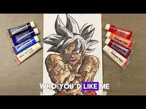 How to Draw Ultra Instinct Goku | Step by Step for Dragon Ball Fans