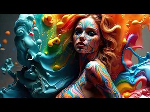 Paint Women | Mind-Blowing AI Art | Surrealist Experience | AI Generated Film