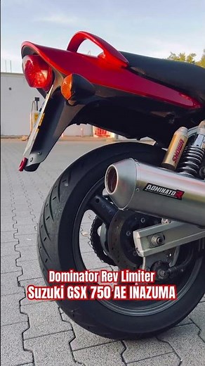 Suzuki GSX 750 ae Inazuma Dominator Exhaust rev limiter #dominator #gsx750 #inazuma #suzuki