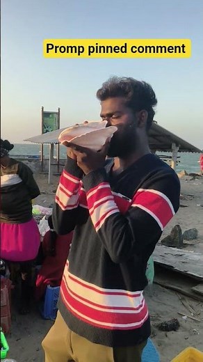 Sangu Blowing 😳🐚 did any one see me in dhanuskodi?