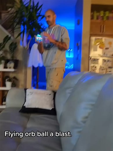 Claim your new flying sidekick! This incredible gyro-ball flies out and boomerangs right back to you every time.