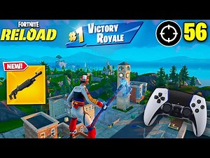 56 Elimination Solo RELOAD Wins 🏆 | Fortnite Chapter 7 PS5 PRO DualSense, 4K 240FPS