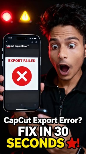 DAY 92 CapCut Export Error? 30 Seconds Me FIX 😱