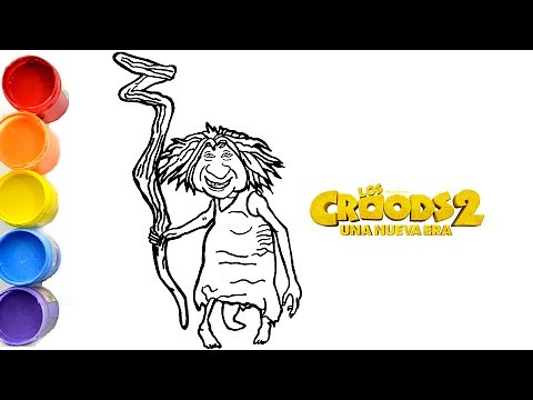 ⭐ How to draw the CROODS 2 - GRAN - COMO DIBUJAR EPP de los CROODS 2 - Disney princesas