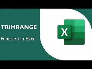 The New TRIMRANGE Function in Excel ✅