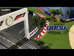 Updated Tour 140 ft Carrera Slot Car Layout