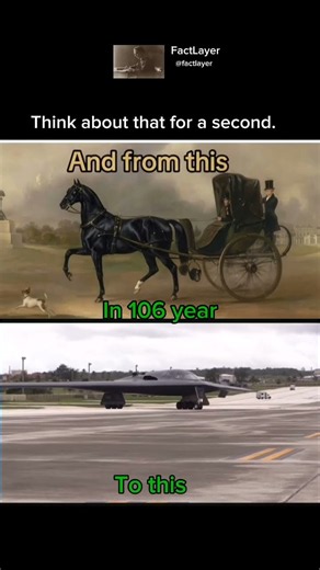 From Horse to Stealth Bomber in 105 Years