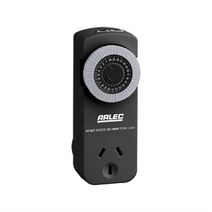 Arlec Black Compact 24 Hour Timer