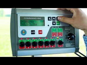 Obsługa komputera Command 190 w opryskiwaczu Biardzki