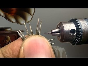 Simple Hacks to Sharpen and Reuse Gramophone Needles